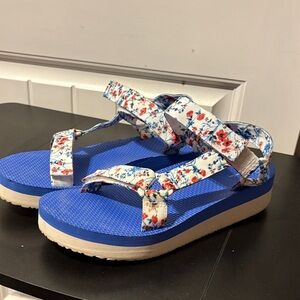 Floral Blue women’s Sandals